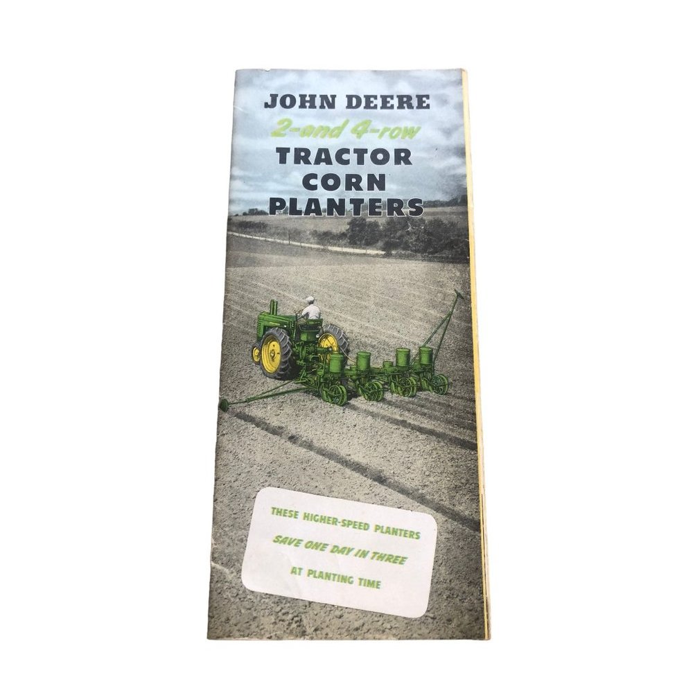 John Deere 2-and 4-row tractor corn planters 1950